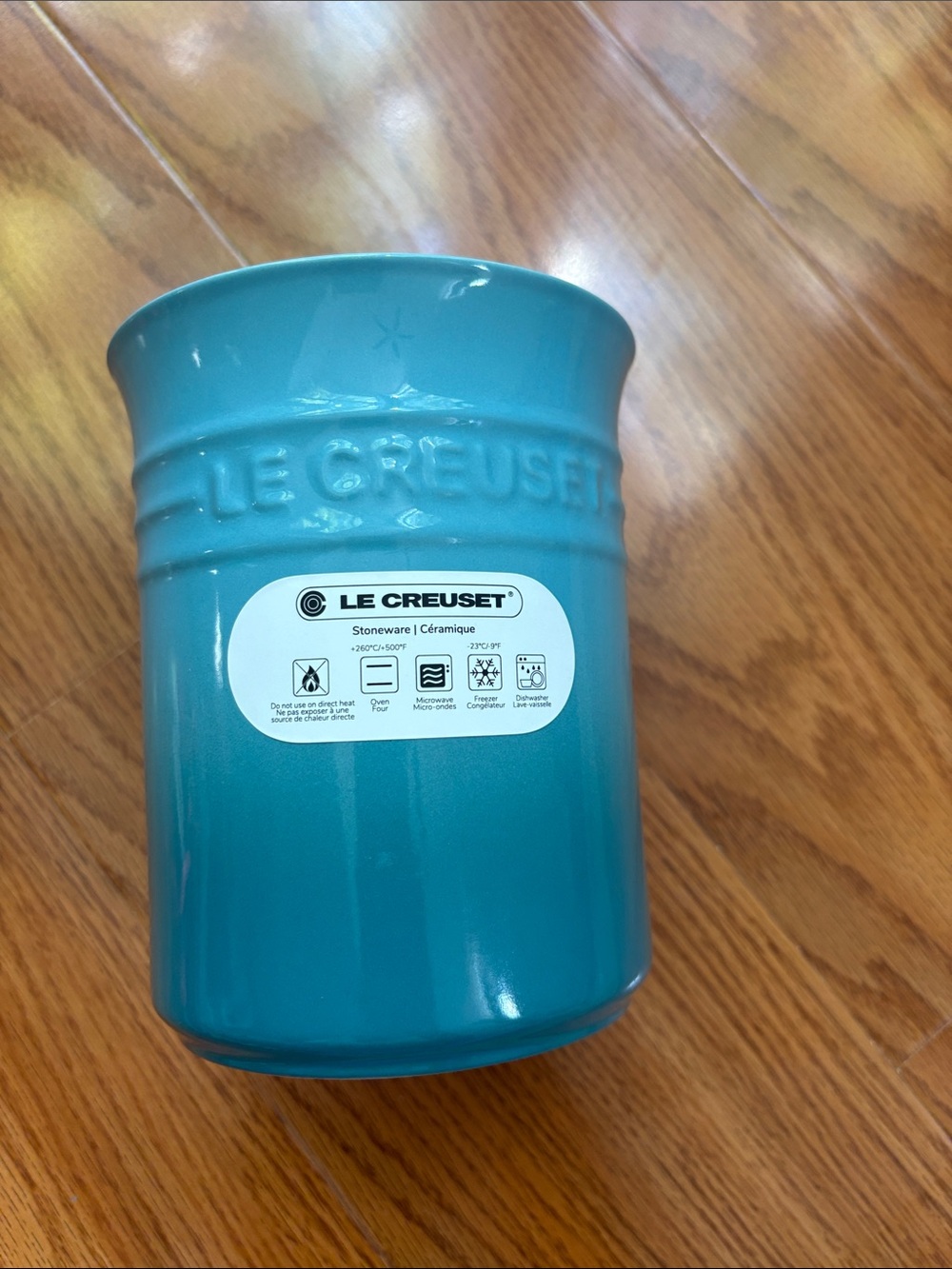 Le Creuset Caribbean 1 Liter Utensil Crock NWT